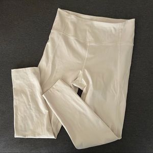 L IVORY HIGH RISE GIRLFRIEND COLLECTIVE LEGGING